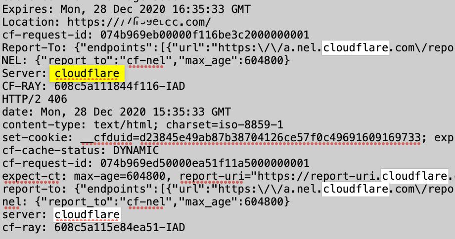 CloudFlare Error Codes