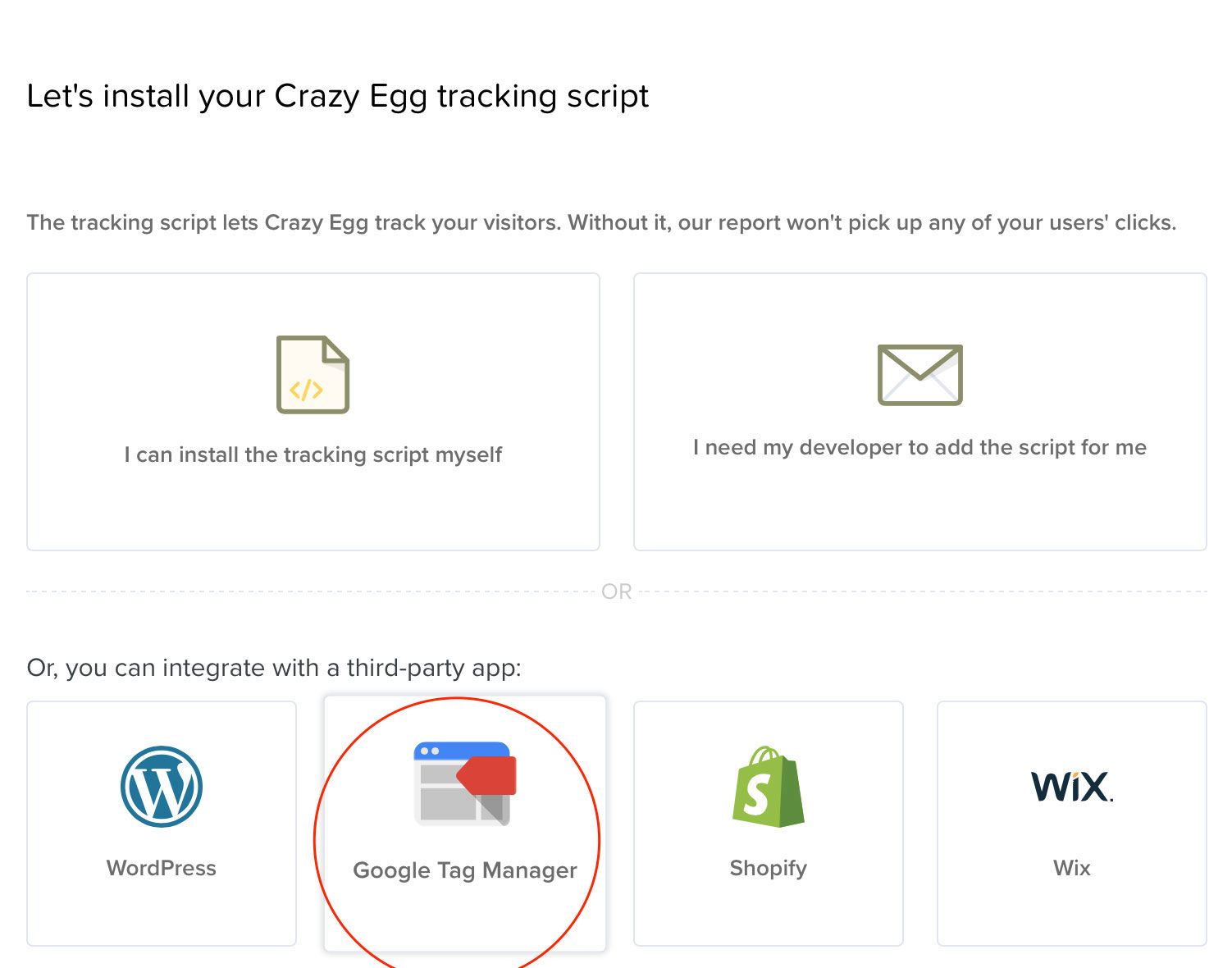 Crazy Egg Tracking Script