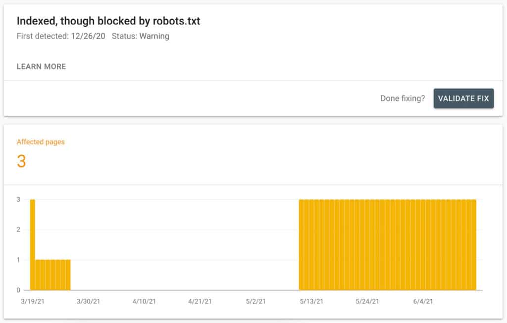 How to fix "Indexed, though blocked by robots.txt" in Google Search Console. aka Google Search Console URL is not on google. 