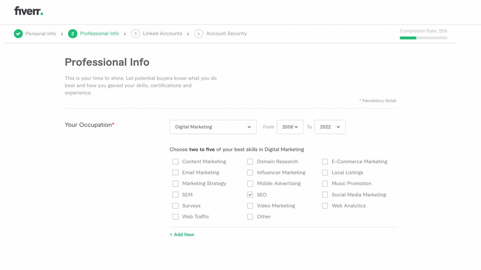 Professional information